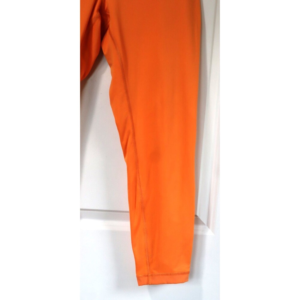 Lululemon Women's Wunder Under High Rise Luxtreme Croppe Tights Sz12 Orange Soda - Picture 5 of 15